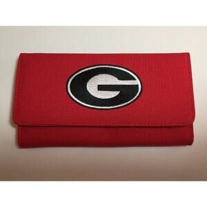 Georgia Bulldogs Red with Team Logo Debbie Fabric Wallet, NCAA